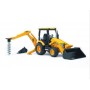 BRUDER 02427 (2427) Traktor JCB MIDI - čelní nakladač + bagr