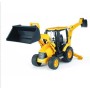 BRUDER 02427 (2427) Traktor JCB MIDI - čelní nakladač + bagr