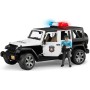 BRUDER 02526 (2526) Auto jeep Wrangler Rubicon Policie + figurka model 1:16