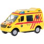 Auto hasiči / policie / ambulance sanitka CZ zpětný chod 8cm 3 druhy kov