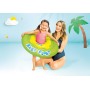 INTEX Baby float nafukovací kruh s otvory na nohy 76cm s křížem žlutozelený