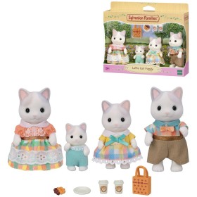 Sylvanian Families rodina Latte kočky set 4 figurky kočičí rodinka