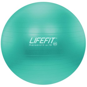 Míč gymnastický Lifefit Anti-Burst tyrkysový 65cm balon rehabilitační do 200kg