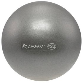 Míč gymnastický Lifefit Anti-Burst stříbrný 20cm balon rehabilitační do 100kg