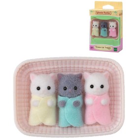 Sylvanian Families Perské kočky trojčata v košíku set 3 figurky v krabici