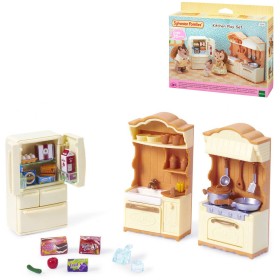 Sylvanian Families kuchyňská linka s ledničkou nábytek doplněk k herním sadám