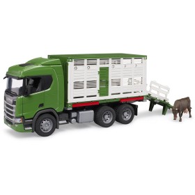 BRUDER 03548 Auto Scania Super 560R Přepravník skotu model 1:16 plast