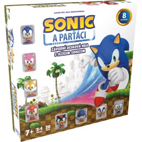 ADC Hra Ježek Sonic a parťáci závodní desková *SPOLEČENSKÉ HRY*