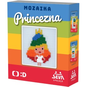 SEVA Mozaika Princezna Déčko 338 dílků plast STAVEBNICE