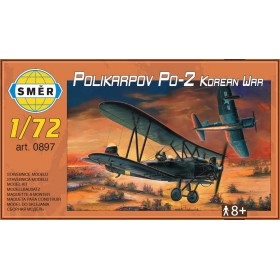 SMĚR Model letadlo dvouplošník Polikarpov Po-2 Korean War 1:72 (stavebnice letadla)