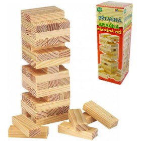 DŘEVO Hra věž velká JENGA * DŘEVĚNÉ HRAČKY *