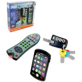 TECH TOO Trio baby set smartphone + klíče + ovladač na baterie Světlo Zvuk