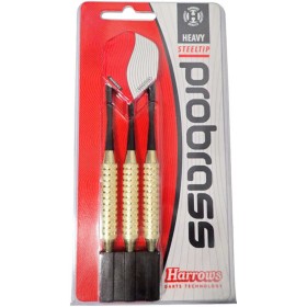 HARROWS Šipky s kovovým hrotem Steel Pro Brass medium set 3ks T01