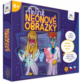 ALBI Crafts Neonové obrázky kreativní set na baterie Světlo v krabici