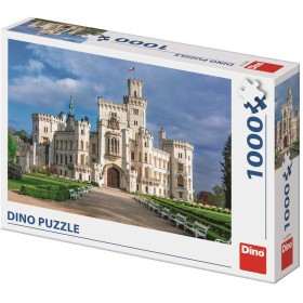 DINO Puzzle1000 dílků Zámek Hluboká foto 66x47cm skládačka