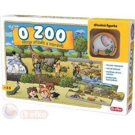 EFKO Baby Hra O ZOO puzzle vyprávěcí Skládej a vyprávěj příběhy