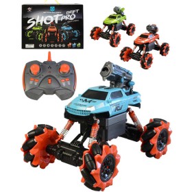 RC Auto akrobatické 4x4 na vysílačku 2,4GHz s funkčními nástavci na baterie