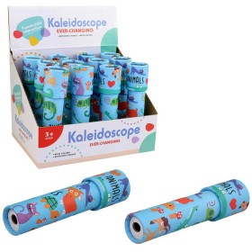 Kaleidoskop se zvířátky 15cm dětské magické kukátko tvrdý karton