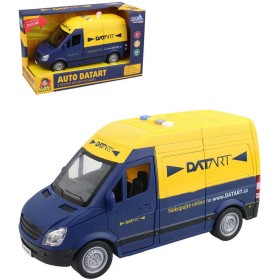 Auto dodávka 22cm Datart na setrvačník na baterie 1:16 Světlo Zvuk CZ kov