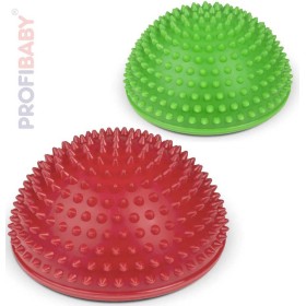 PROFIBABY Polokoule masážní 16cm set 2ks rehabilitační pomůcka 4 barvy