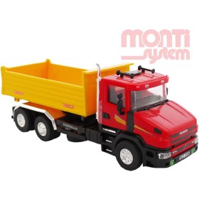 SEVA Monti System PROFI 62 Auto scania sklápěč 1:48 stavebnice MS62 0110-62