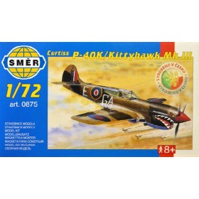 SMĚR Model letadlo Curtiss P 40 K 1:72 (stavebnice letadla)