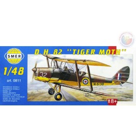 SMĚR Model letadlo D.H.82 Tiger Moth 1:48 (stavebnice letadla)