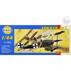 SMĚR Model letadlo Fokker Dr.1 1:44 (stavebnice letadla)