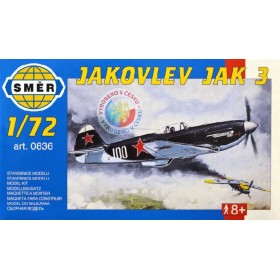 SMĚR Model letadlo Jakovlev Jak 3 1:72 (stavebnice letadla)