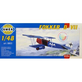 SMĚR Model letadlo Fokker D-VII 1:48 (stavebnice letadla)