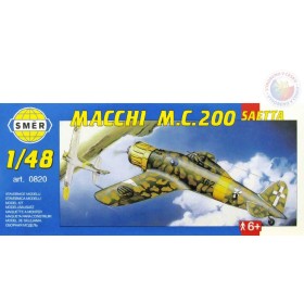 SMĚR Model letadlo Macchi M.C.200 Saetta 1:48 (stavebnice letadla)