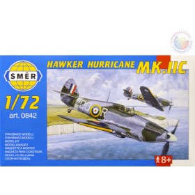 SMĚR Model letadlo Hawker Hurricane MK IIC 1:72 (stavebnice letadla)