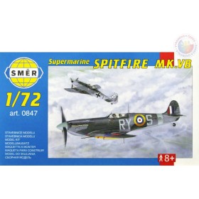 SMĚR Model letadlo Supermarine Spitfire MK. VB 1:72 (stavebnice letadla)