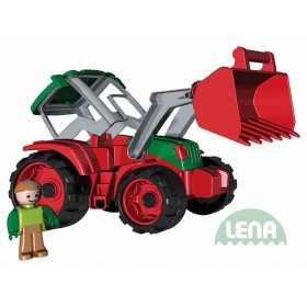 LENA Truxx Traktor 33cm s figurkou řidič (vozítko na písek)