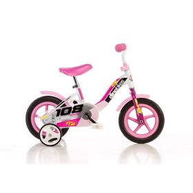 ACRA Kolo DINO BIKES 10" růžové holčičí