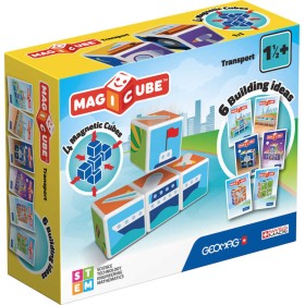 GEOMAG Magicube Doprava baby obrázkové kostky magnetické 4ks