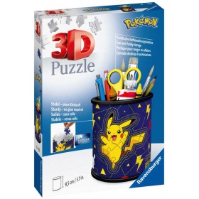 RAVENSBURGER Puzzle 3D Stojan na tužky Pokémon 54 dílků skládačka