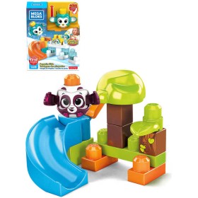 MEGA BLOKS Velká skluzavka baby stavebnice Peek A Blocks set 13 dílků + zvířátko