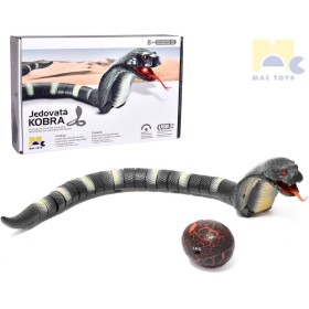 MAC TOYS RC Had kobra 44cm interaktivní na dálkové ovládání na baterie USB