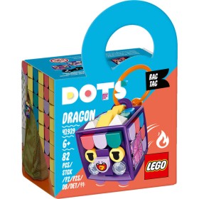 LEGO DOTS Ozdoba na tašku dráček 41939 STAVEBNICE