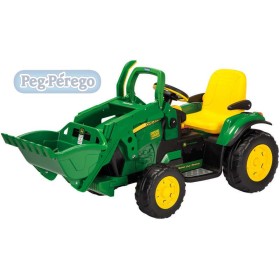 PEG PÉREGO Traktor John Deer Ground Loader 12V 2 motory ELEKTRICKÁ VOZÍTKA