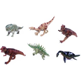 Zvířata dinosauři 11-13cm plastové figurky zvířátka 6 druhů