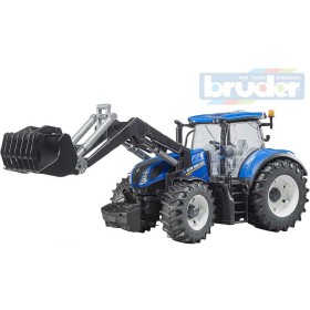 BRUDER 03121 Traktor New Holland T7.315 s čelním nakladačem 1:16 plast