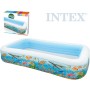 INTEX Bazén rodinný obdelník nafukovací 305x56x183cm mořský svět 58485