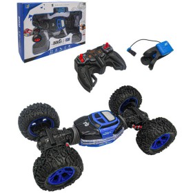 RC Auto Double-Sided velká kola na vysílačku 2,4GHz na baterie Světlo USB