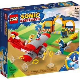 LEGO SONIC THE HEDGEHOG Tailsova dílna a letadlo Tornádo 76991 STAVEBNICE