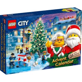 LEGO CITY Adventní kalendář 2023 rozkládací s herní plochou 60381