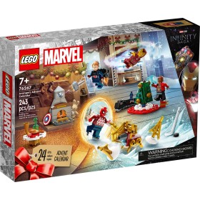 LEGO MARVEL Avengers adventní kalendář 2023 rozkládací s herní plochou 76267