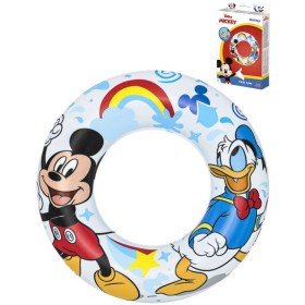 BESTWAY Kruh nafukovací Mickey Mouse 56cm plavací kolo do vody 91004