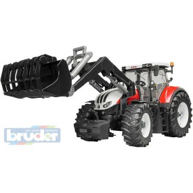 BRUDER 03181 (3181) Traktor STEYR 6300 Terrus čelní nakladač funkční model plast